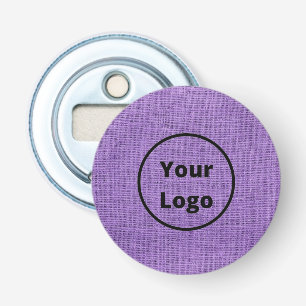 Décapsuleur Bracelet violet logo personnalisé