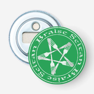 Décapsuleur Braise Seitan Vegan Pentagram (light version)