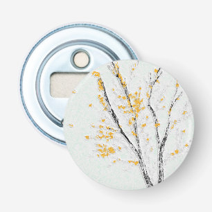Décapsuleur Branches de l'arbre d'automne avec feuilles de aut