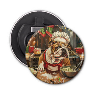 Décapsuleur Bulldog Holiday Baking : Noël festif