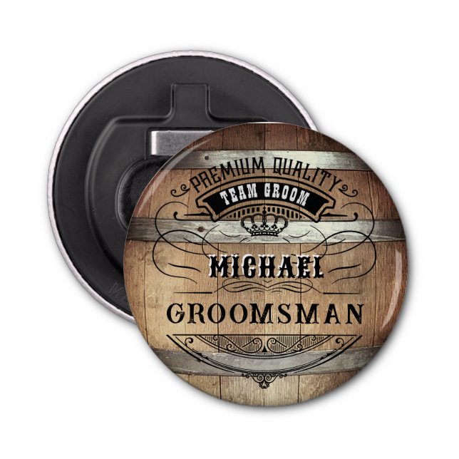 Décapsuleur Cadeaux Groomsmen (Devant)