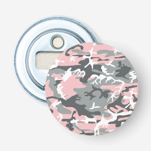 Décapsuleur Camouflage rose et gris, Militaire, Armée