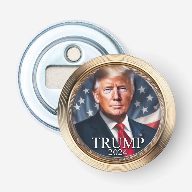 Décapsuleur Campagne collective Donald Trump 2024 (Devant)