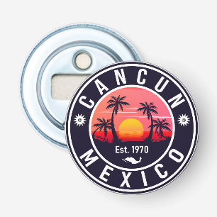 Décapsuleur Cancun Mexique Palm Tree Vintage voyage Souvenir