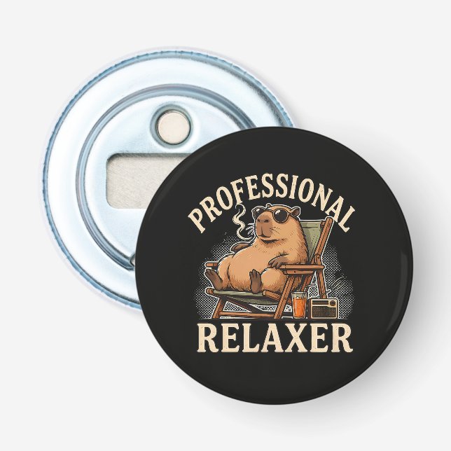 Décapsuleur Capybara Drôle Relaxologue Professionnel (Devant)