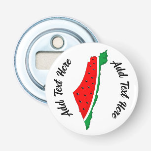 Décapsuleur Carte de Palestine Watermelon Symbole de la libert