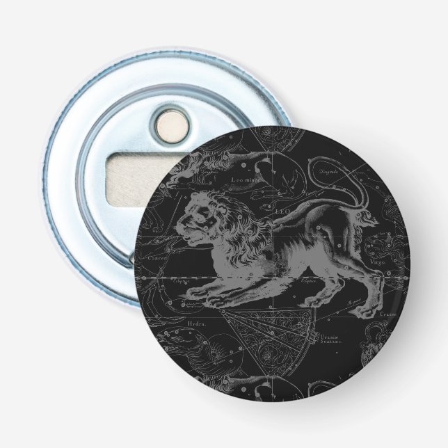 Décapsuleur Carte vintage Leo ConstellationHevelius 1690 (Devant)