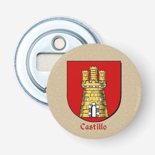 Décapsuleur Castillo Armoiries héraldiques sur le parchemin
