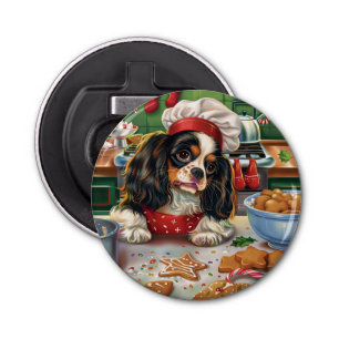 Décapsuleur Cavalier King Charles Spaniel Baking Noël