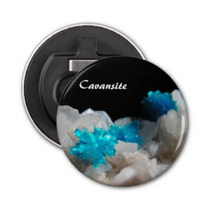 Décapsuleur Cavansite sur Stilbite