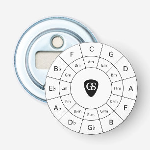 Décapsuleur Cercle Of Fifths - Black Music Theater Graphic Bot