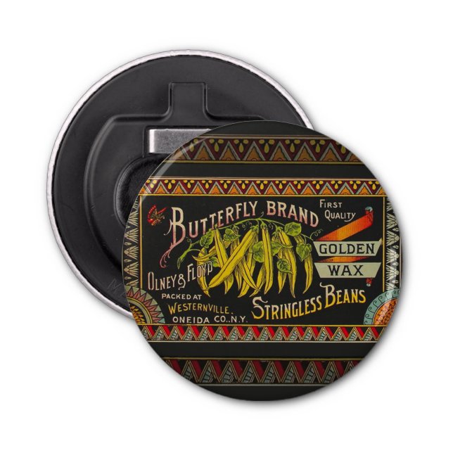 Décapsuleur Chaîne Étiquette de haricot Vegetable Pays (Devant)