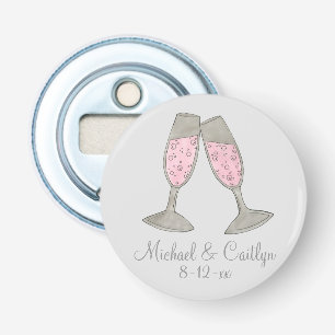 Décapsuleur Champagne rose Fête des mariées de mariage préféré