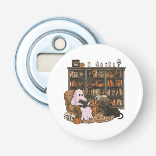 Décapsuleur Chat amateur de livres de lecture fantôme Hallowee