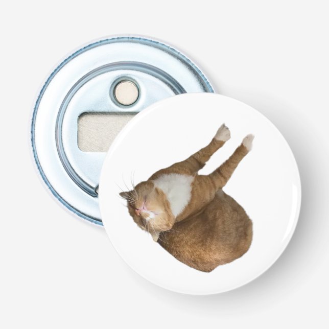 Décapsuleur Chat de soleil à l'envers (Devant)