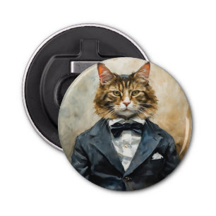 Décapsuleur Chat en costume