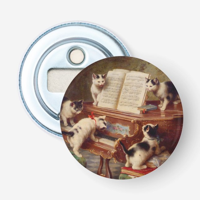 Décapsuleur Chatons et Piano (Devant)
