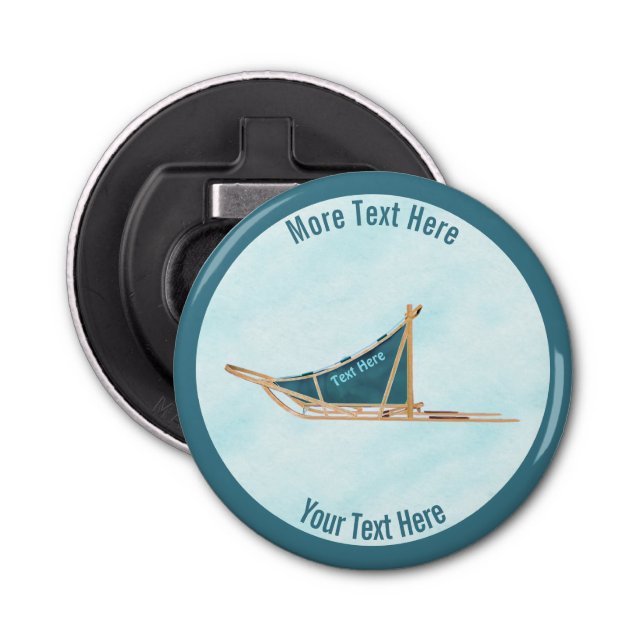 Décapsuleur Chaussée De Chien Sur Neige (Devant)