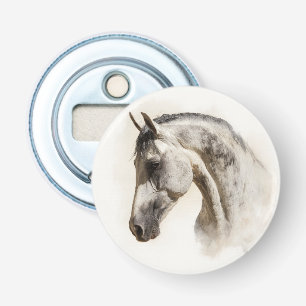 Décapsuleur Cheval lusitanien élégant d'équitation moderne