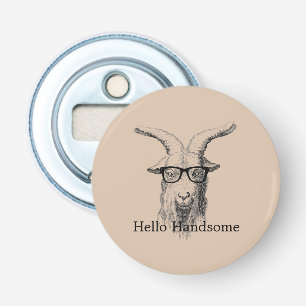 Décapsuleur Chèvre Hipster avec Lunettes