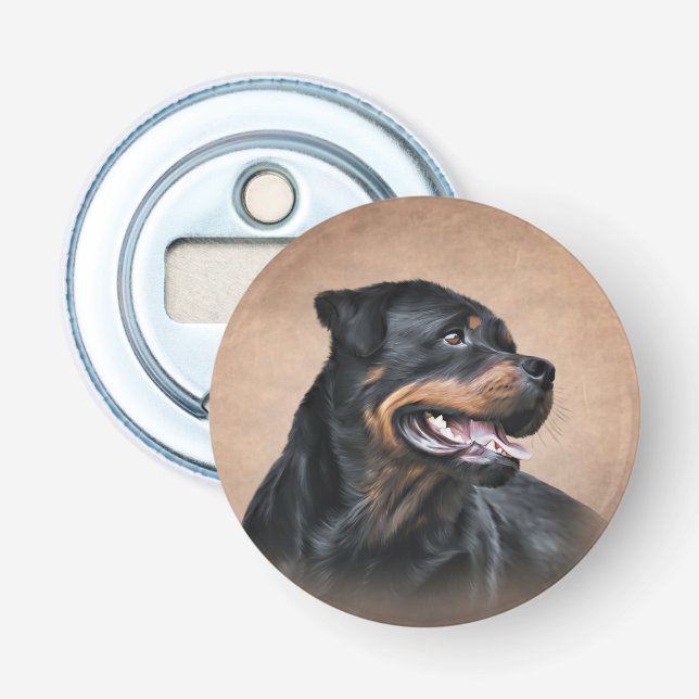 Décapsuleur Chien de Rottweeter (Devant)
