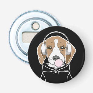 Décapsuleur Chien frais avec Bubblegum mignon Beagle amusant