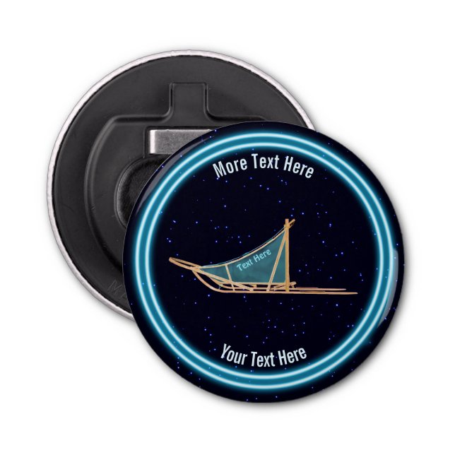 Décapsuleur Chien Sur Étoiles (Devant)