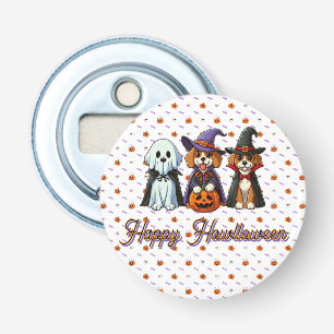 Décapsuleur Chiens mignons comme fantôme, sorcière et vampire