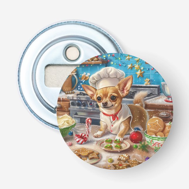 Décapsuleur Chihuahua Gîtes de vacances : Noël festif (Devant)