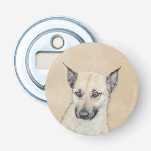 Décapsuleur Chinook (Oreilles Pointées) Peinture - Art Chien o