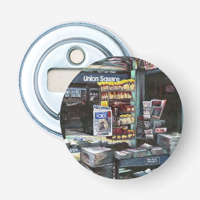 Décapsuleur Chrysocolia Morning, Carré de l'Union, New York (Devant)