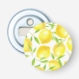 Décapsuleur Citrons et motif feuille