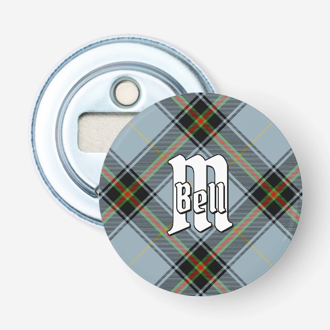 Décapsuleur Clan Bell Tartan Bottle Opener (Devant)