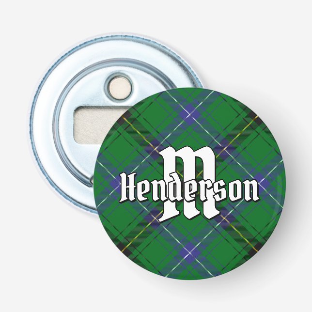 Décapsuleur Clan Henderson Tartan (Devant)