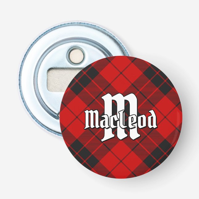 Décapsuleur Clan Macleod de Raasay Tartan (Devant)