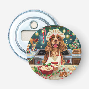 Décapsuleur Cocker Spaniel Fait de la Pâtisserie pour les Fête