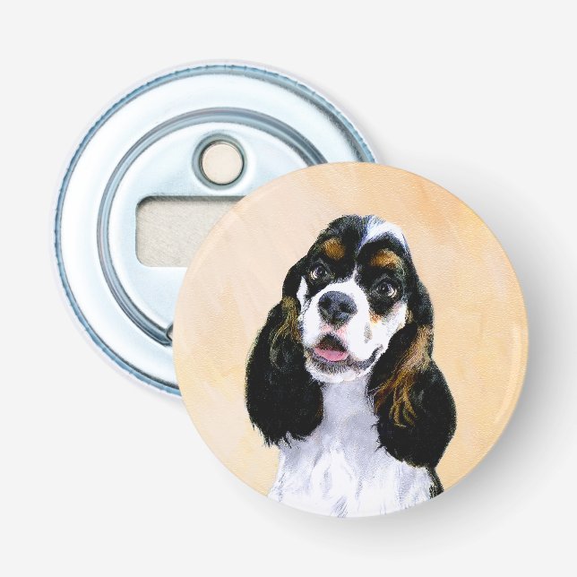 Décapsuleur Cocker Spaniel (Parti) Peinture - Art Chien origin (Devant)