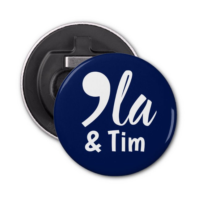 Décapsuleur Comma Kamala et Tim 2024 (Devant)