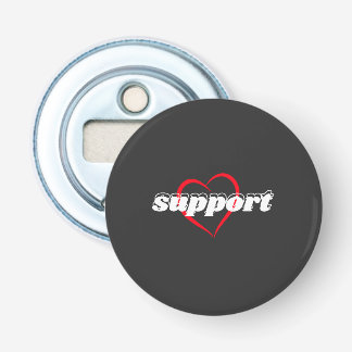 Décapsuleur Conception de cœur de soutien – Symbole d'amour ro