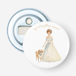Décapsuleur Conception de mariage de maman Chien de mariage