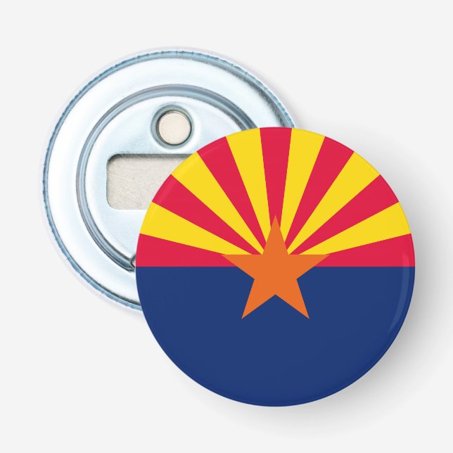 Décapsuleur Conception du drapeau de l'État de l'Arizona (Devant)