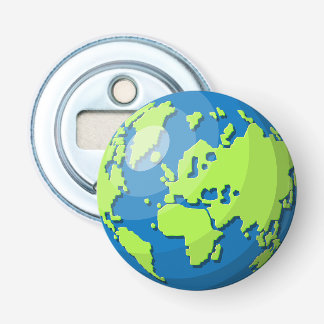 Décapsuleur Conception réaliste de globe 3D, art de la planète