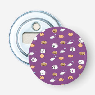 Décapsuleur Cookies et lait sur violet