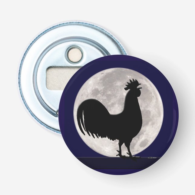 Décapsuleur Coq au clair de lune (Devant)