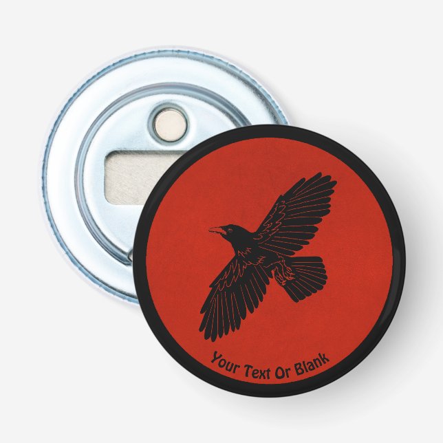 Décapsuleur Corbeau rouge (Devant)