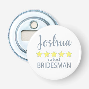 Décapsuleur Cortège de mariage et mariage 5 étoiles Bridesman