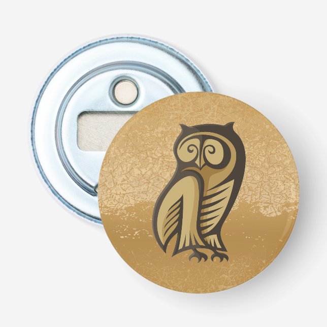 Décapsuleur Couleur du symbole de hibou (Devant)