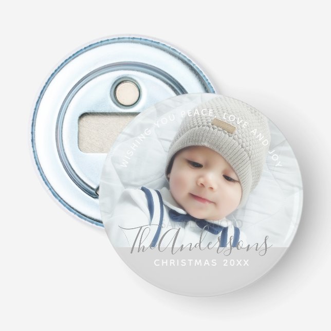 Décapsuleur Couleur personnalisée avec photo et texte personna (Devant)