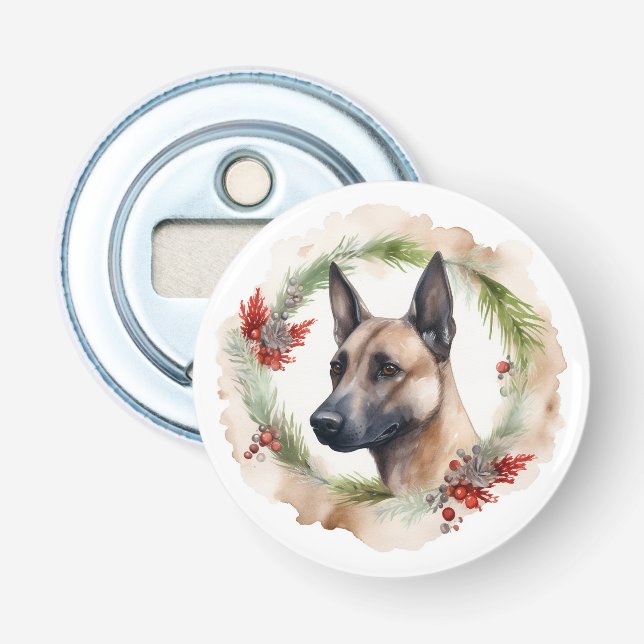 Décapsuleur Coupe de Fête de la couronne de Noël Malinoi (Devant)
