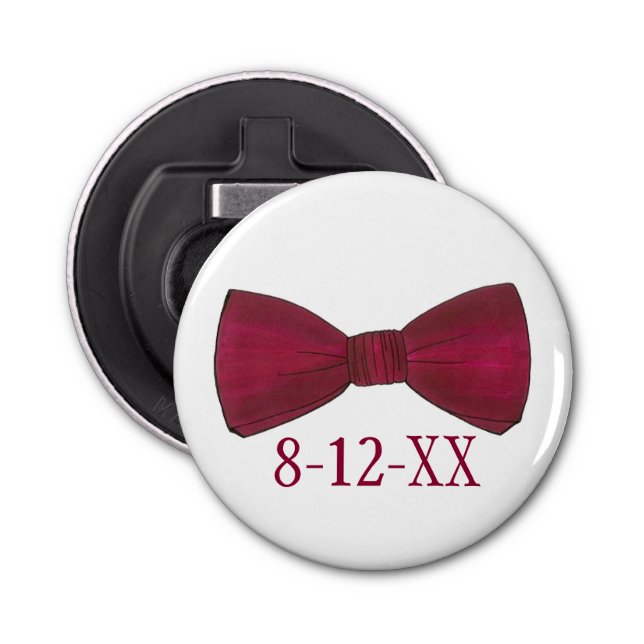 Décapsuleur Cravate Bow Bachelor Party Groom Bowtie Mariage Fa (Devant)
